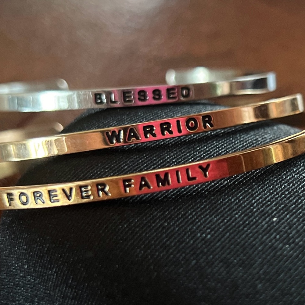 Set of 3 Mantra Bracelets